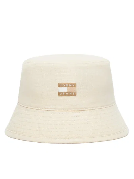 Pălărie Tommy Jeans Heritage Bucket bej