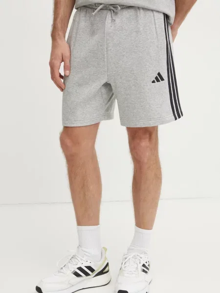 Kraťasy adidas Essentials melanžové šedá