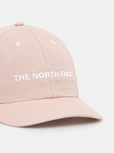 Кепка The North Face Roomy Norm з аплікацією рожевий