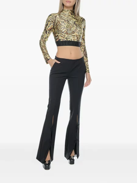 Tricou Just Cavalli cu imagine galben
