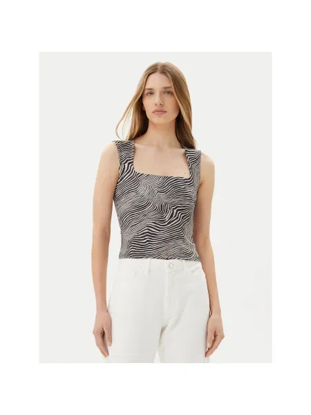 Vero Moda Felső Million Slim Fit bézs