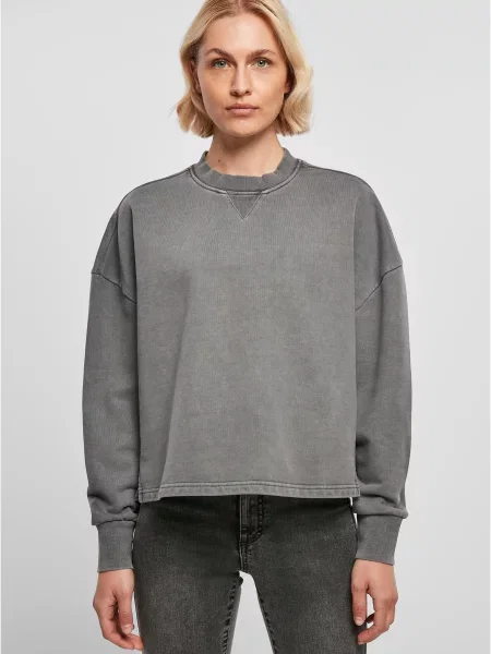 Bluza nierozpinana Urban Classics frotte szara