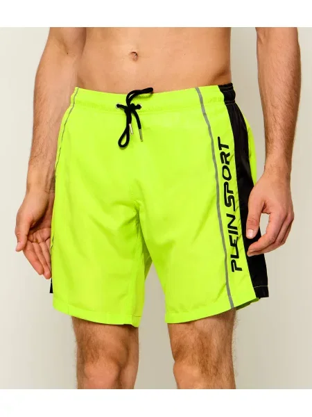 Pantaloni scurți de sport Plein Sport verde