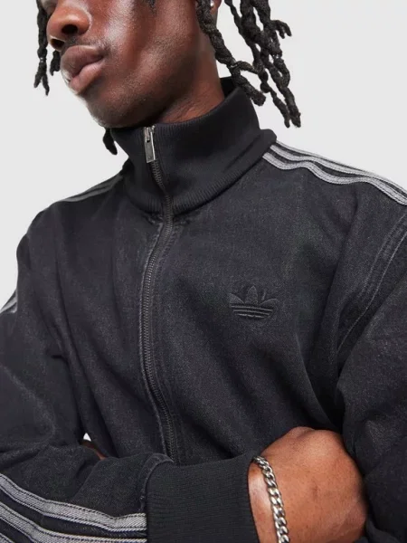 Kurtka adidas Denim Fb Tt Trublc L czarna