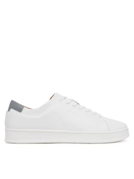 Calvin Klein Сникърси Pure Low Laceup Cupsole Hf Lth бял