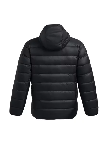 Kurtka puchowa Under Armour z kapturem czarna
