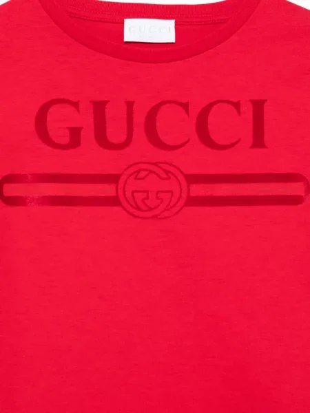Koszulka dziecięca Gucci czerwona