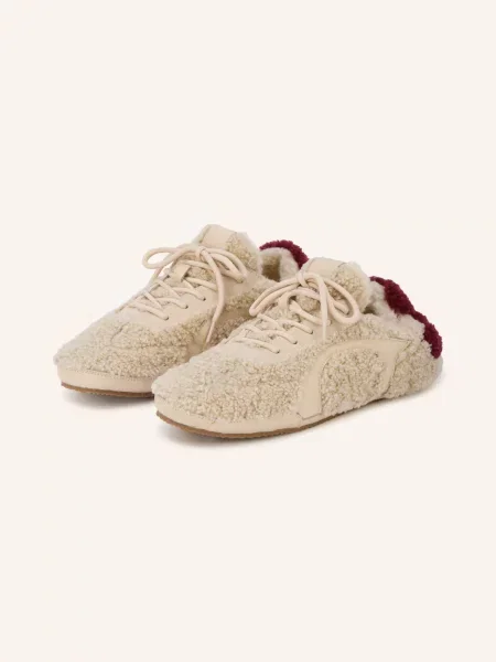 Dorothee Schumacher Sneakersy Sporty Shearling / tmavě červená béžová