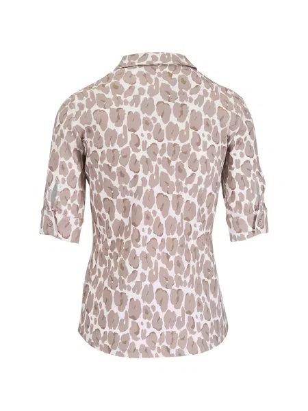Cămașă Majestic Filatures cu imagine cu model leopard