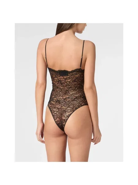 Lniana koszulka Philipp Plein czarna