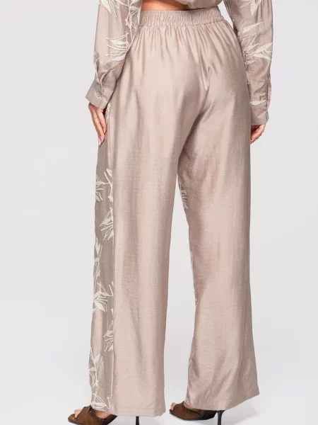 Pantaloni Edoti alb
