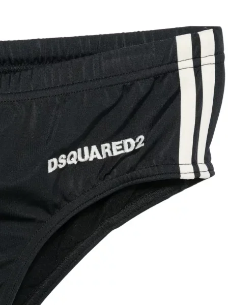 Csíkos alsó Dsquared2 fekete