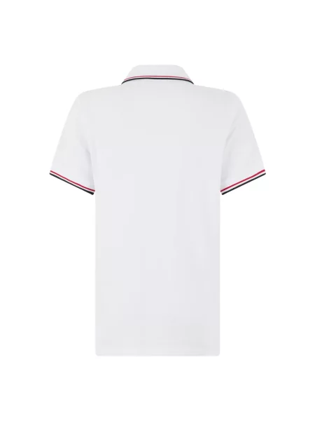 Koszulka polo Moncler biała