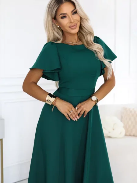 Maksi haljina Numoco zelena