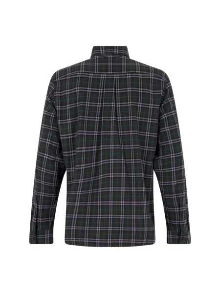 Koszula Burberry w kratę zielona