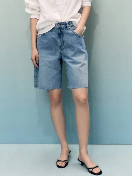 MANGO Jeans ANNE denim albastru