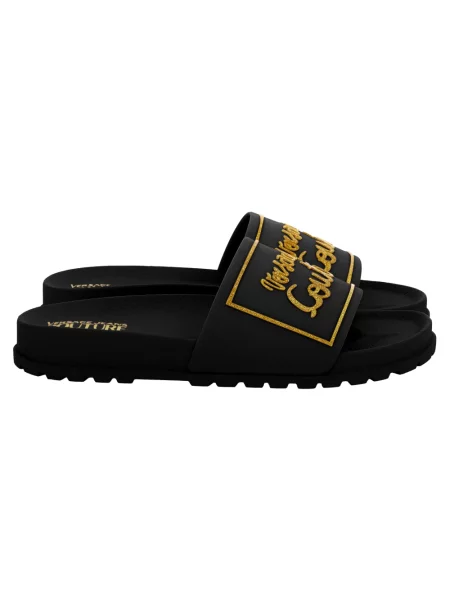Klapki Versace Jeans Couture czarne