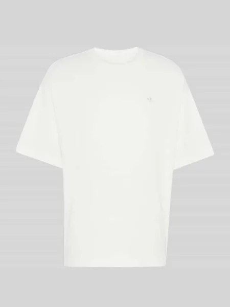 T-shirt o kroju loose fit z czystej bawełny Adidas Originals biała