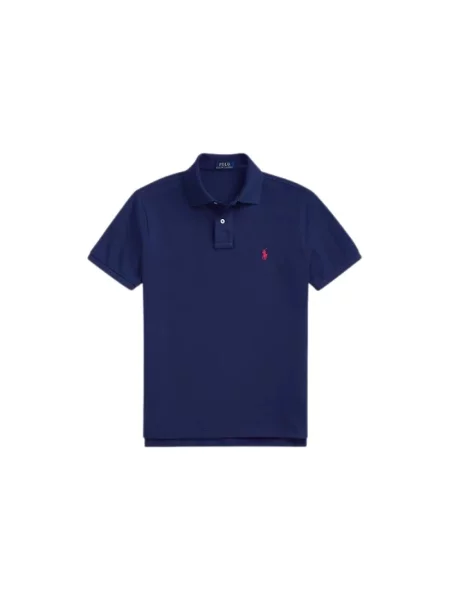 Polo Ralph Lauren polo granatowy gładki niebieska