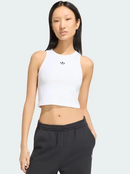 ADIDAS ORIGINALS Top Essentials čierna biela