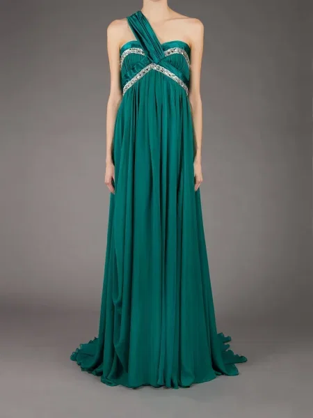 Rochie Zuhair Murad de costum verde