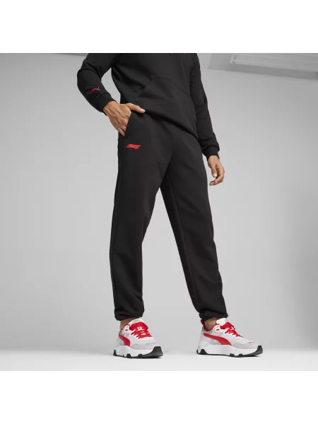 PUMA spodnie dresowe F1 ESS w wyścigowym stylu Akcesoria XS czarny