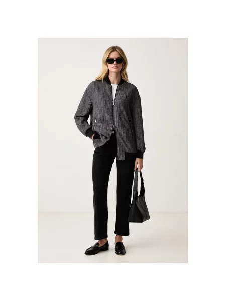 Kurtka bomber Armani Exchange szary