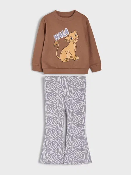 Sinsay Souprava mikiny a legín Lion King fialová