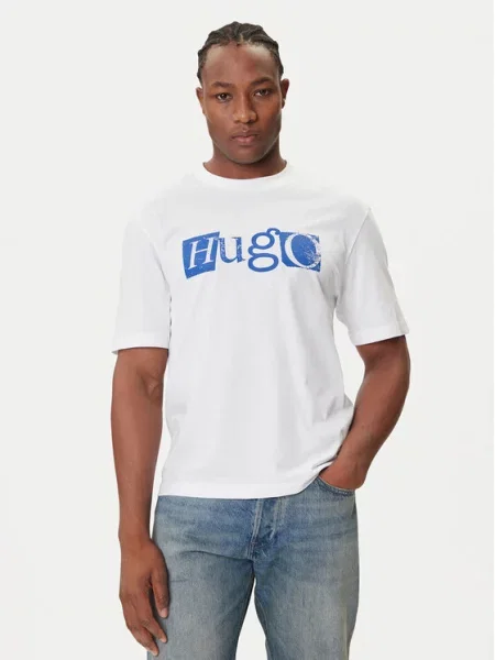 HUGO Marškinėliai Nugix balta
