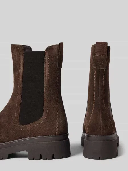 Buty chelsea ze skóry naturalnej Tamaris