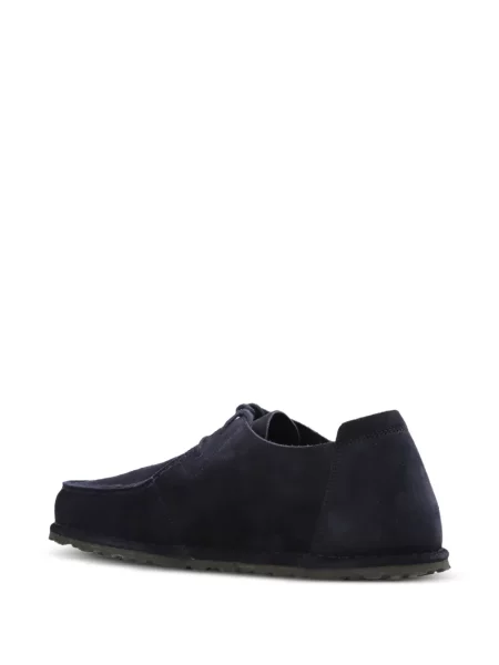 Велурени лоуфъри Birkenstock с връзки синьо