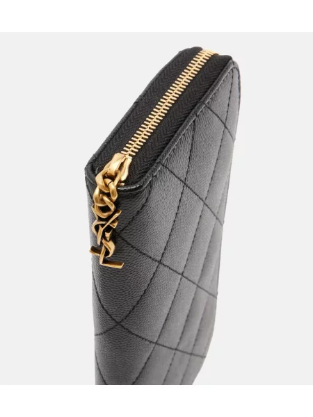 Portofel Saint Laurent din piele negru
