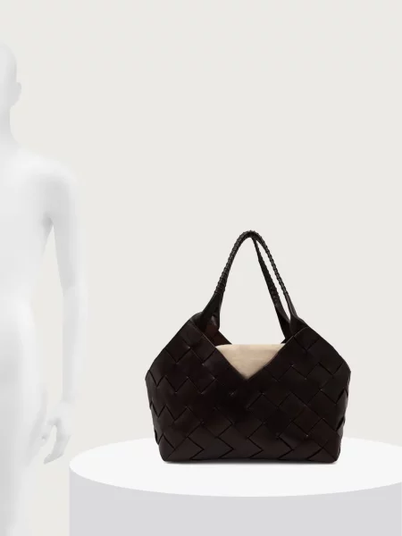 Bőr shopper táska Dragon Diffusion barna