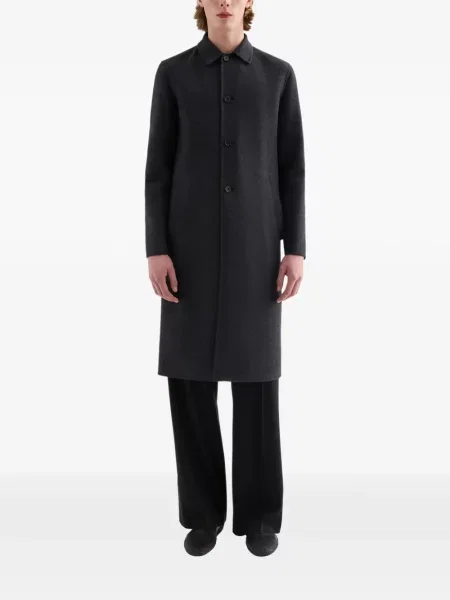 Palton Jil Sander din cașmir gri