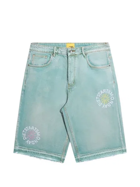 Pantaloni scurți din denim Diet Starts Monday cu imagine albastru
