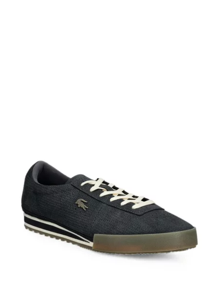 Sneakerși Lacoste cu autograf gri