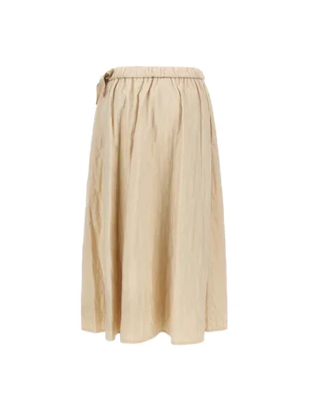 Spódnica midi Weekend Max Mara beżowa