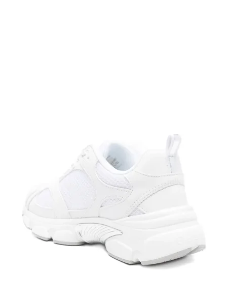 Sneakerși Guess chunky cu autograf alb