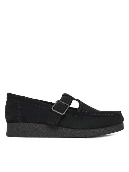 Nizki čevlji Clarks WallabeeEVOBar črna