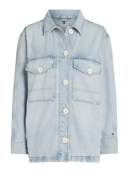 TOMMY HILFIGER Geacă de primăvară-toamnă denim albastru