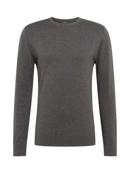 SELECTED HOMME Pulover SLHBerg închis gri