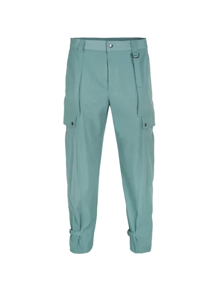 Nohavice Emporio Armani zelená