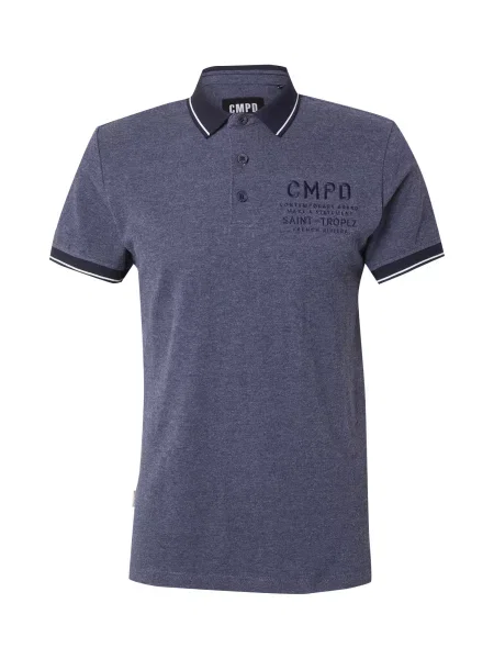 CMPD Tricou bleumarin / albastru noapte alb