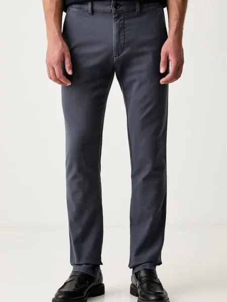 BOSS Orange pantaloni chinos pentru bărbați din cu portocaliu