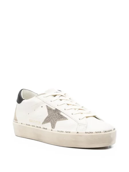 Sneakers Golden Goose Hi Star σουέντ λευκό