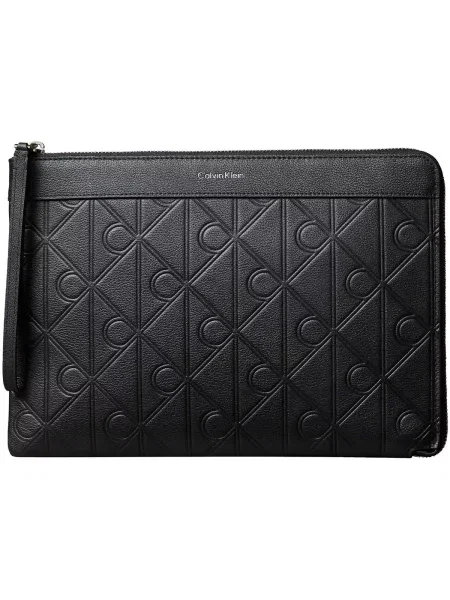 Geantă Calvin Klein din piele negru