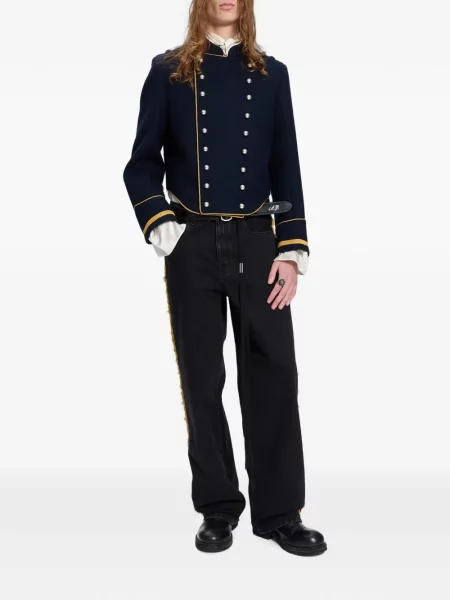 Blugi cu picior larg Ann Demeulemeester negru