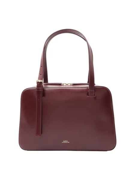 Torebka A.p.c. skórzana czerwona