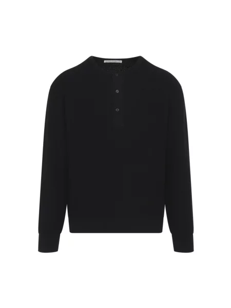Sweter Studio Nicholson wełniany czarny