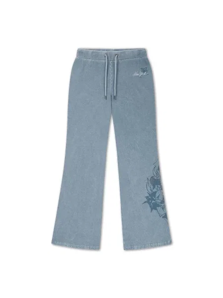 Ed Hardy Pantaloni safir / porumbel / argintiu albastru